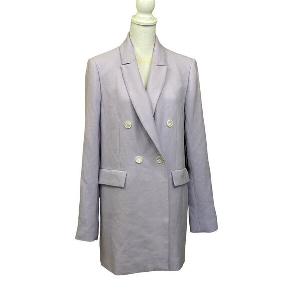 Halogen x Atlantic-Pacific blazer, Purple Secret, large, NWT, classic, corpcore - Picture 1 of 9